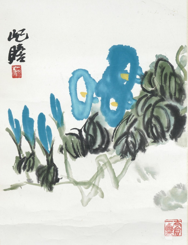   朱屺瞻 花卉